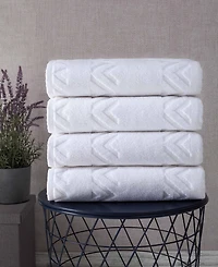 Ozan Premium Home Turkish Cotton Sovrano Collection Luxury 4-Pc. Bath Towel Sets