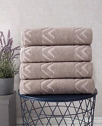 Ozan Premium Home Turkish Cotton Sovrano Collection Luxury 4-Pc. Bath Towel Sets