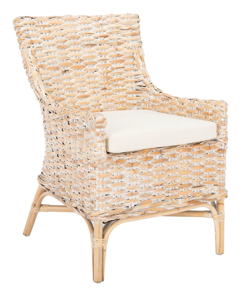 Cristen Rattan Accent Chair with Cushion