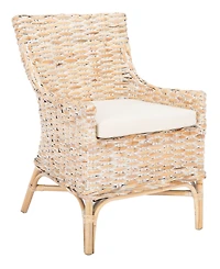 Cristen Rattan Accent Chair with Cushion