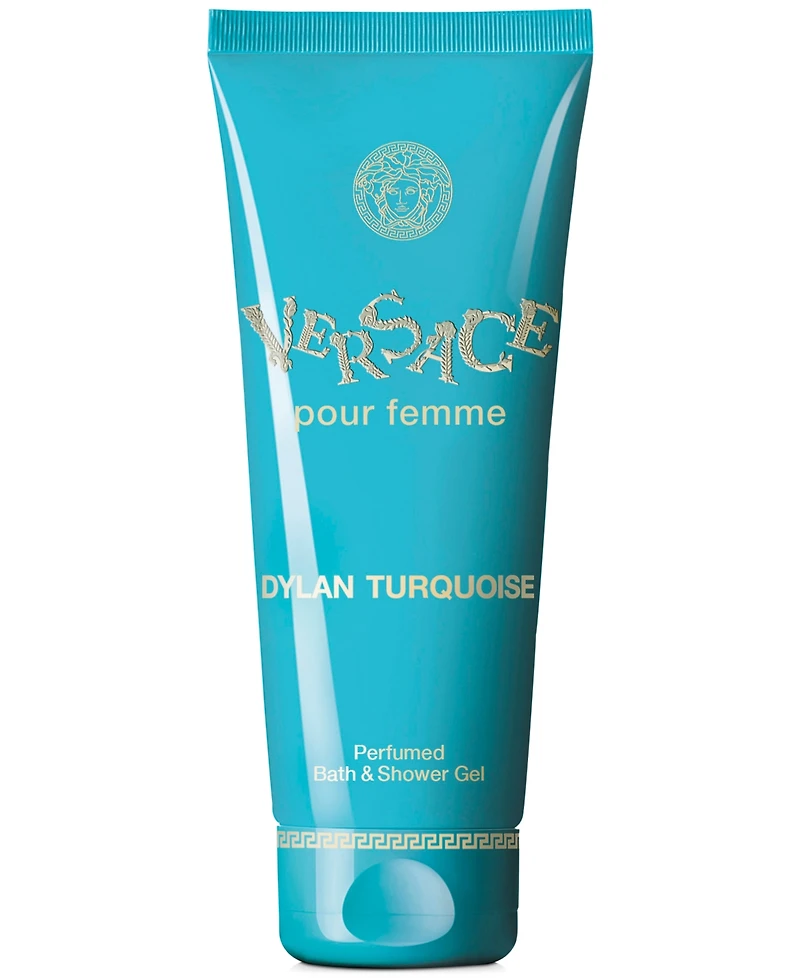 Versace Dylan Turquoise Perfumed Bath & Shower Gel, 6.7-oz.