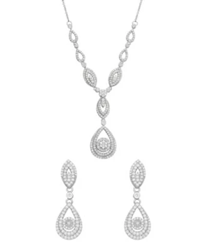 Wrapped In Love Diamond Teardrop Inspired Jewelry In 14k White Gold Created For Macys