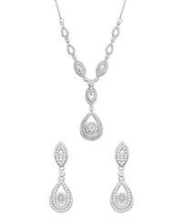 Wrapped In Love Diamond Teardrop Inspired Jewelry In 14k White Gold Created For Macys