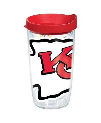 Tervis Nfl Kansas City Chiefs - Colossal Made in Usa Double Walled Insulated Tumbler Travel Cup Keeps Drinks Cold & Hot, 16oz, Classic