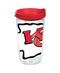 Tervis Nfl Kansas City Chiefs - Colossal Made in Usa Double Walled Insulated Tumbler Travel Cup Keeps Drinks Cold & Hot, 16oz, Classic