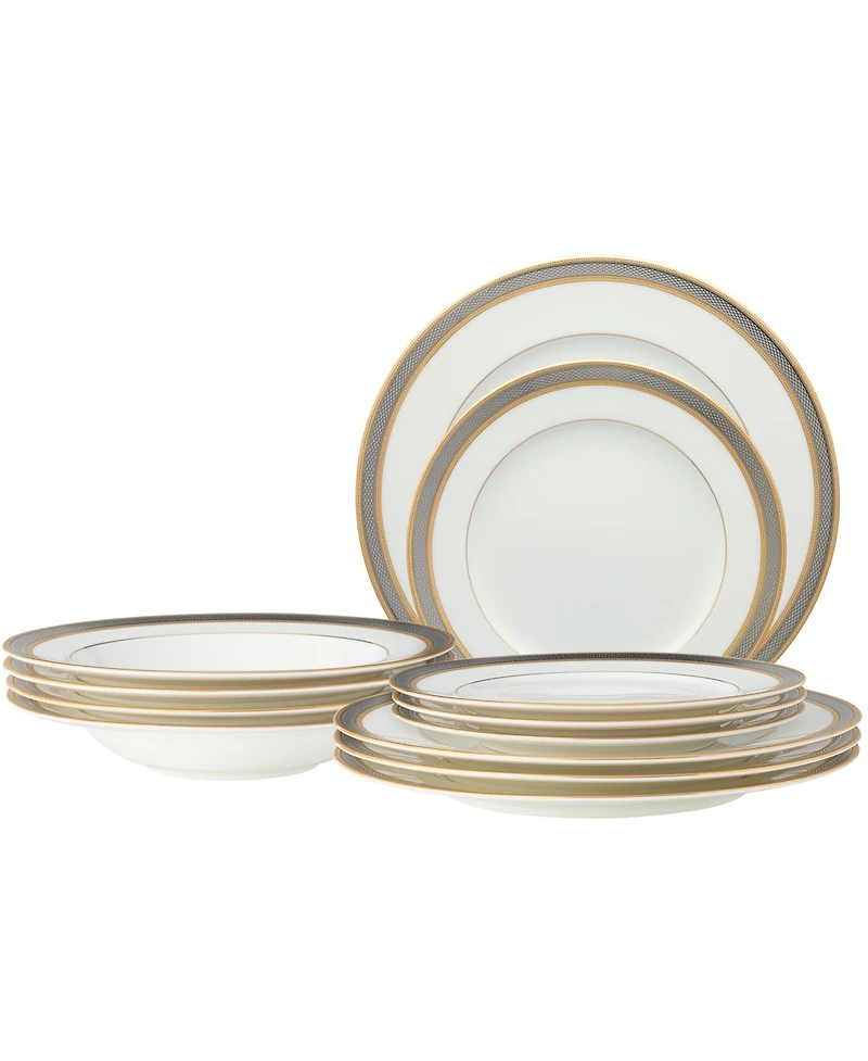 Brilliance 12-Piece Dinnerware Set, Service for 4