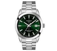 Tissot Men's Swiss Automatic Gentleman Powermatic 80 Silicium Stainless Steel Bracelet Watch 40mm