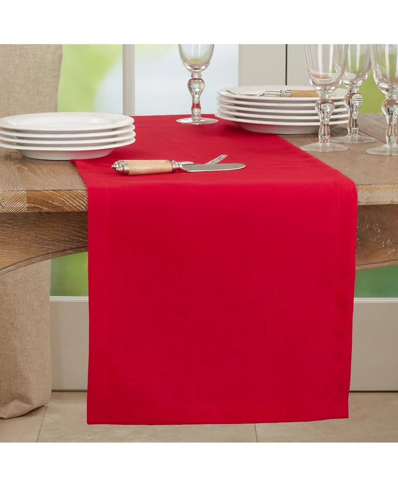 Saro Lifestyle Everyday Design Solid Color Table Runner