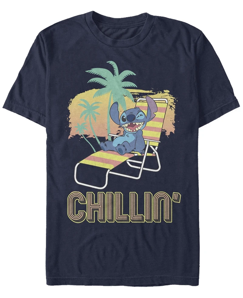 Men's Lilo Stitch Chillin Short Sleeve T-shirt