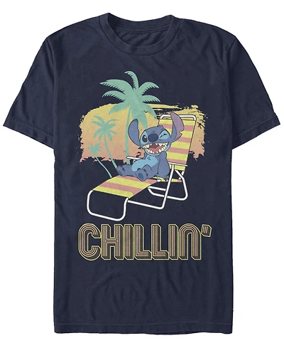 Men's Lilo Stitch Chillin Short Sleeve T-shirt