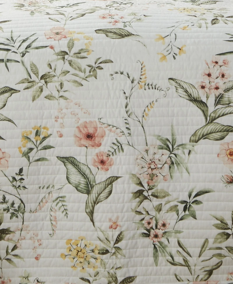 Levtex Viviana Watercolor Floral -Pc. Quilt Set