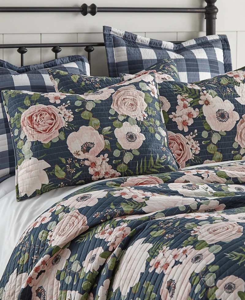 Levtex Fiori Renaissance Floral -Pc. Quilt Set