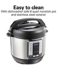 Hamilton Beach QuikCook 8-Qt. Multifunction Pressure Cooker