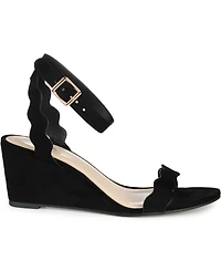 Journee Collection Women's Loucia Wedge Sandals