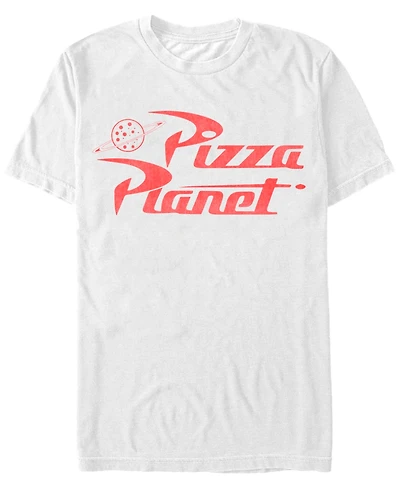 Fifth Sun Men's Pizza Planet Short Sleeve Crew T-shirt