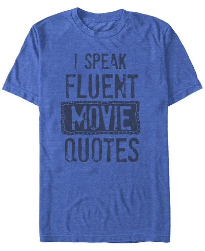 Fifth Sun Men's Speak Movies Short Sleeve Crew T-shirt