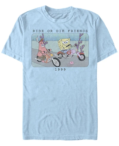 Fifth Sun Men's Moto Bob Pat Short Sleeve Crew T-shirt