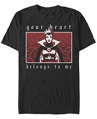 Fifth Sun Men's Evil Queen Heart Short Sleeve Crew T-shirt