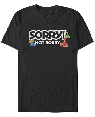 Fifth Sun Men's Sorry Not Short Sleeve Crew T-shirt