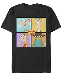 Fifth Sun Men's 4 Character Boxup Short Sleeve Crew T-shirt