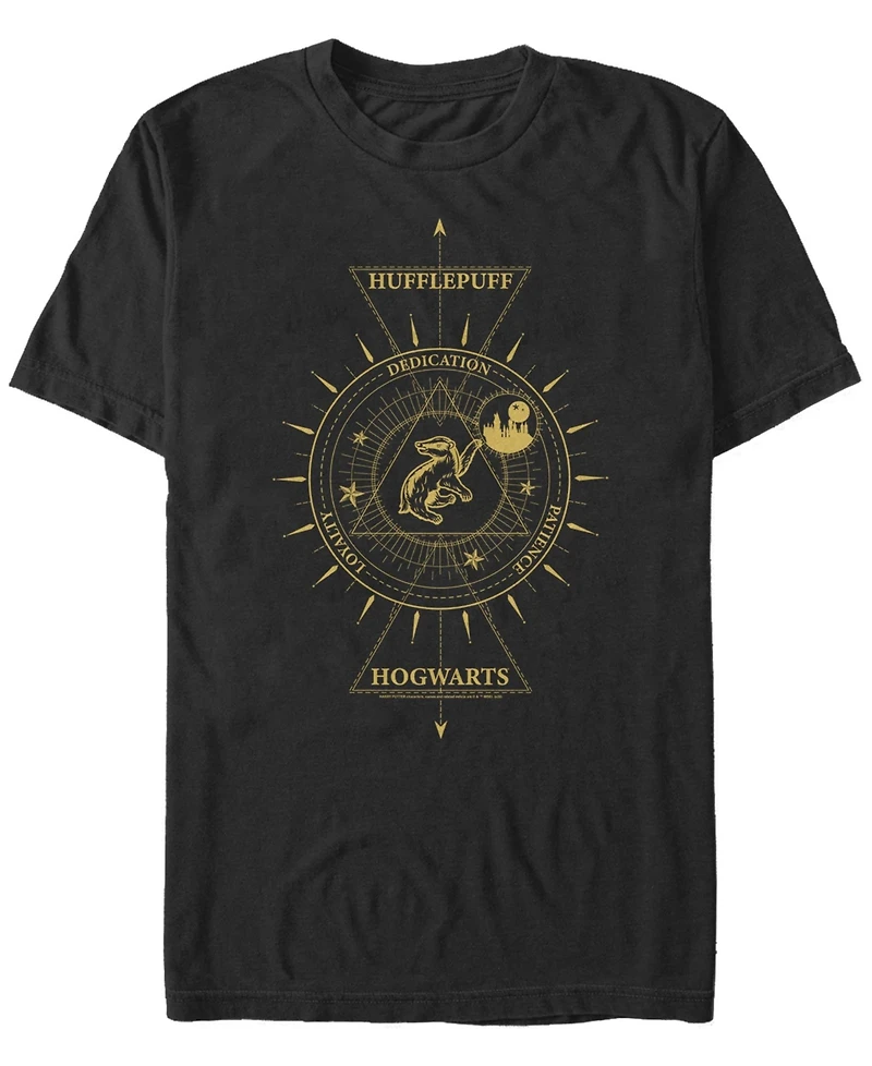 Fifth Sun Men's Celestial Hufflepuff Short Sleeve Crew T-shirt
