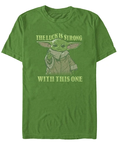 Fifth Sun Men's Strong The Luck Short Sleeve Crew T-shirt