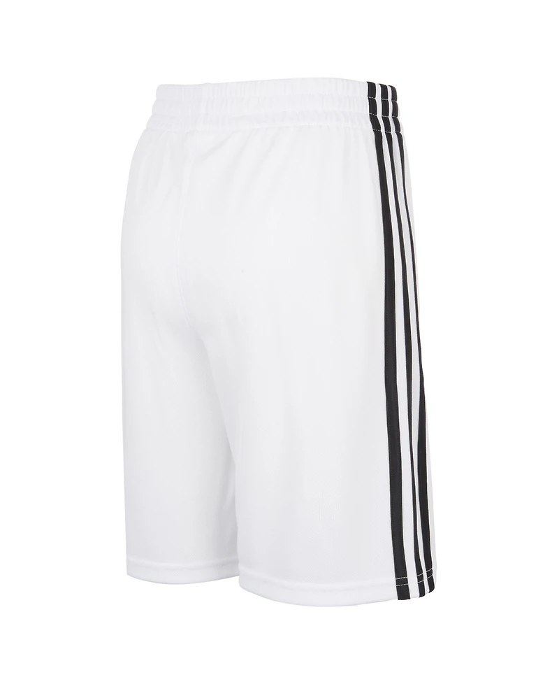 adidas Toddler and Little Boys Classic 3-Stripes Shorts
