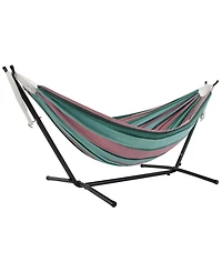 Vivere Cotton Hammock with Stand and Carry Bag