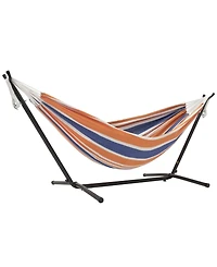 Vivere Cotton Hammock with Stand and Carry Bag