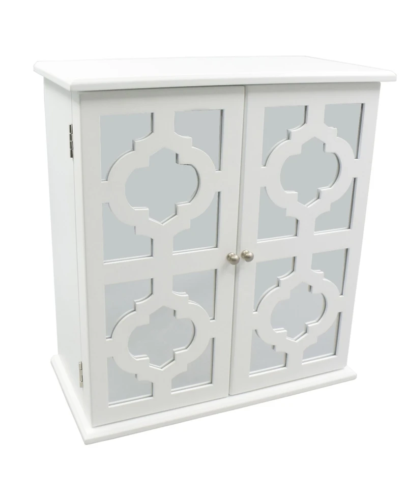 Pko Inc. Modern Mirrored Door Jewelry Box