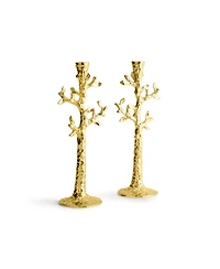 Michael Aram Tree of Life Candle Holder Set of 2 Gold