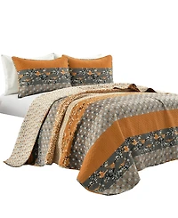Lush Decor Royal Empire 3 Reversible Piece Quilt Set, Full/Queen
