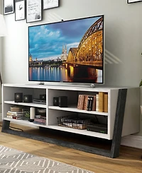 Dellmara Distressed 4 Shelves Television Stand