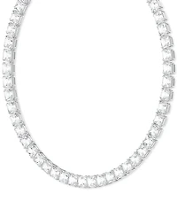 Swarovski Rhodium-Plated Millenia All-Around Necklace, 15" + 2" extender