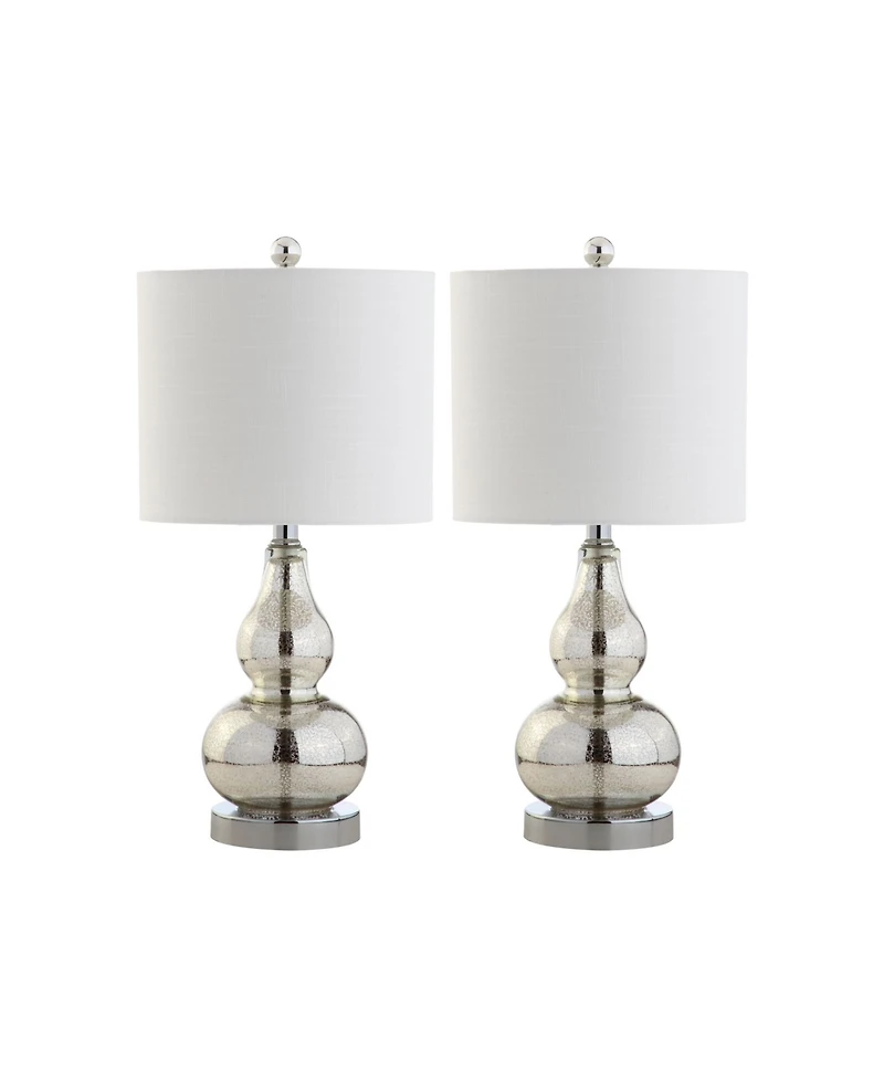 Anya Mini Glass Table Lamp, Set of 2