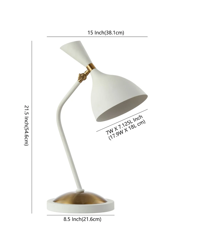 Albert Iron Retro Mid-Century Led Table Lamp