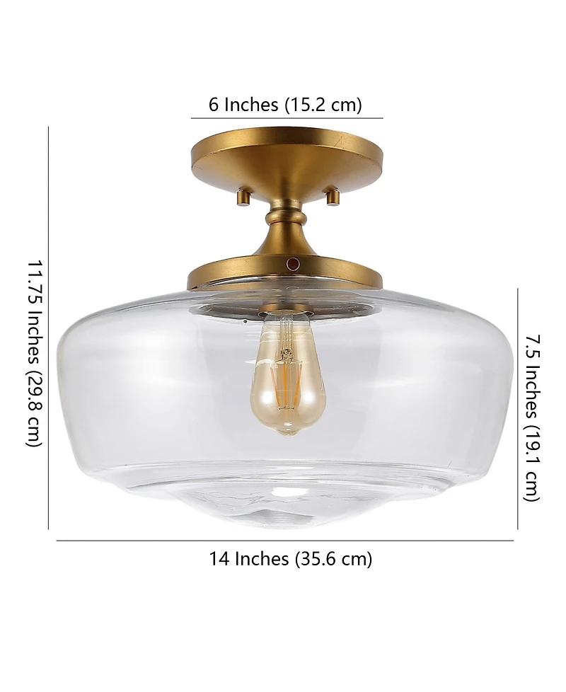 Marfa Farmhouse Modern Led Flush Mount