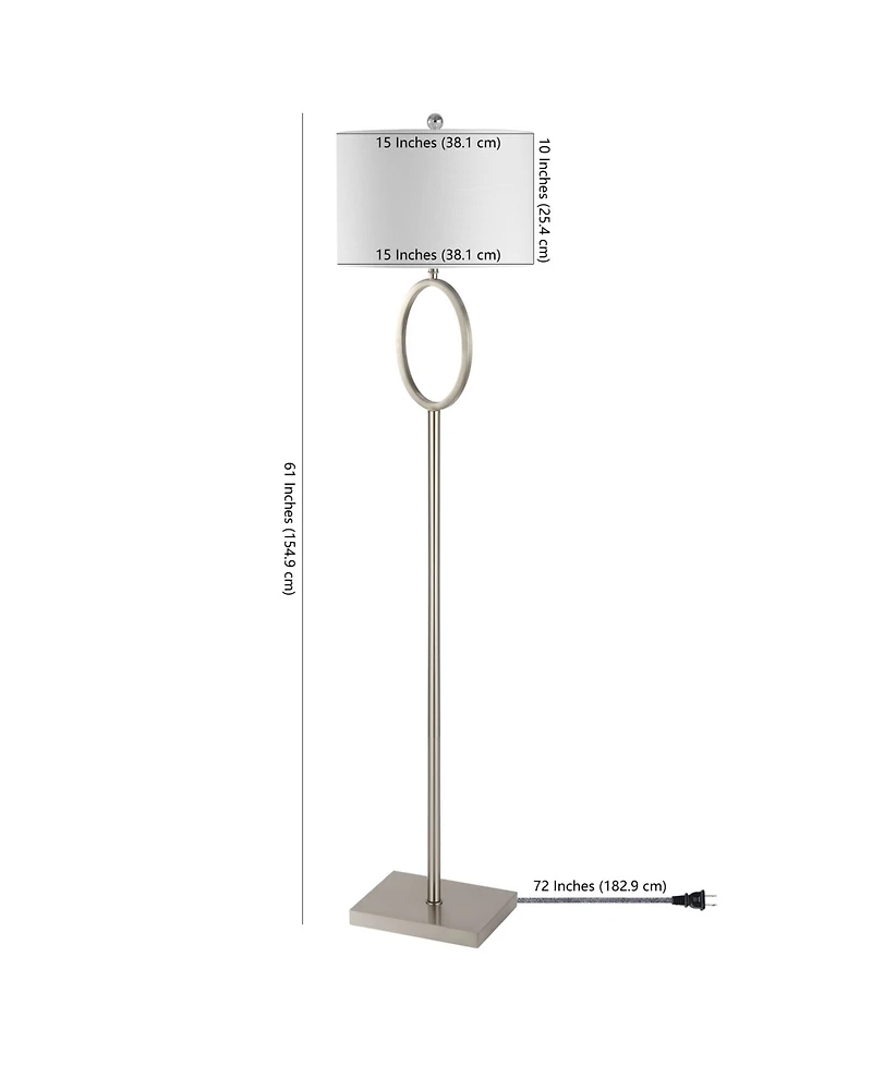 April Metal Modern Contemporary Led Floor Lamp