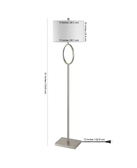 April Metal Modern Contemporary Led Floor Lamp