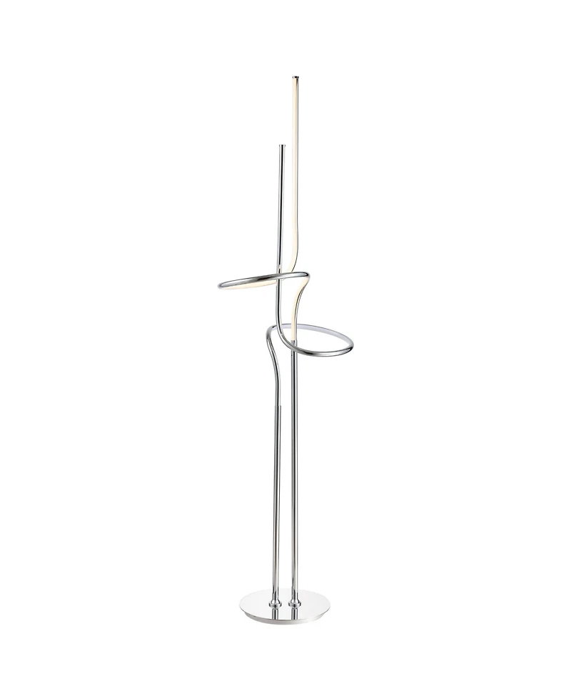 Sketch 64" Minimalist Dimmable Integrated Led Floor Lamp