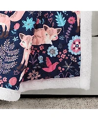 Lush Decor Kids Pixie Fox Sherpa Throw, 60" x 50"
