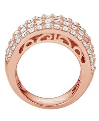 Diamond Five Row Band (5 ct. t.w.) 14k White, Yellow or Rose Gold
