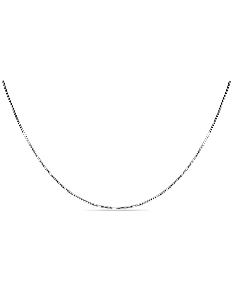 Giani Bernini Sterling Silver Necklace, 18" Square Snake Chain