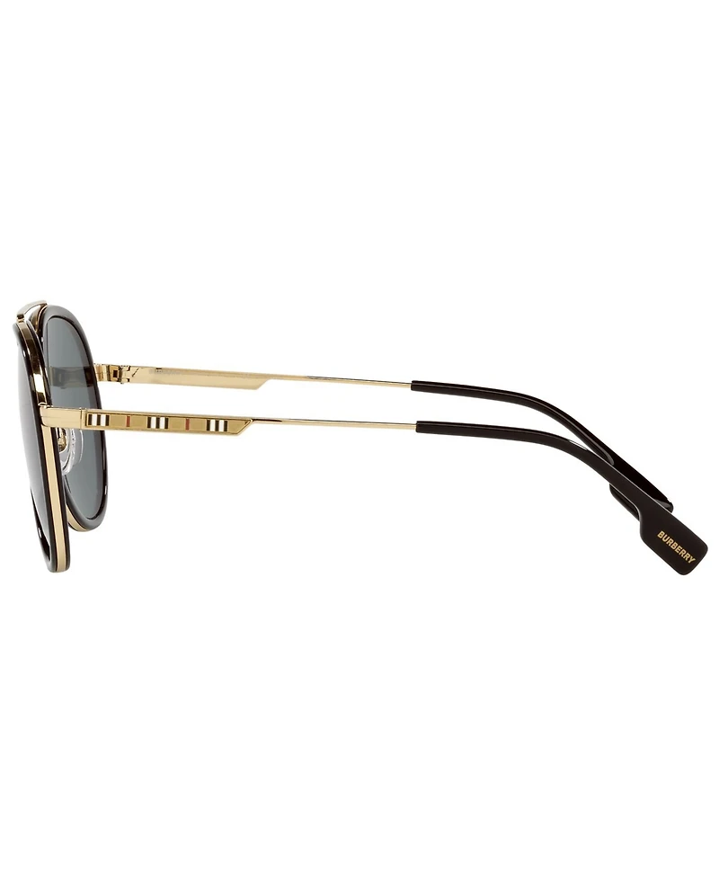 Burberry Men's Polarized Sunglasses, BE3125 Oliver