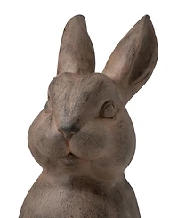 Glitzhome Standing Rabbit Statue