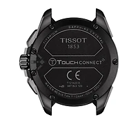 Tissot Men's Swiss T-Touch Connect Solar Black Rubber Strap Smart Watch 48mm