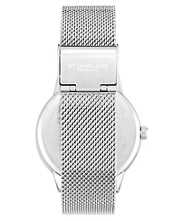 Women's Silver-Tone Mesh Bracelet Watch 38mm
