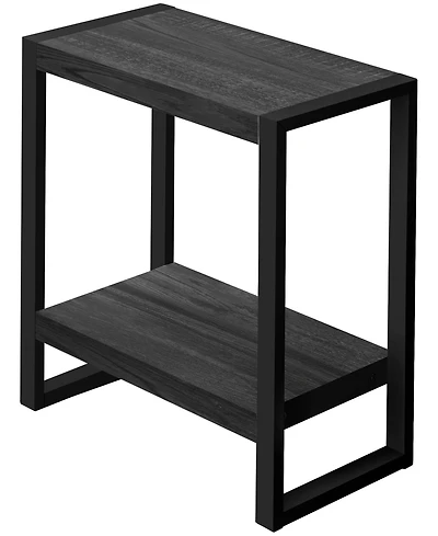 Side Table with 2 Shelves