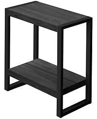 Side Table with 2 Shelves