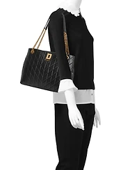 Karl Lagerfeld Paris Lafayette Leather Tote